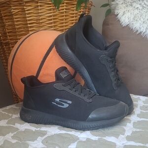 Kids Skechers Black Casual Sneakers